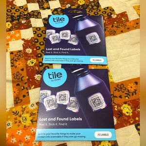 2 Packs! Tile by Life360 Lost & Found Labels 30 ct